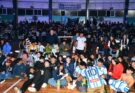 Con el respaldo del municipio, las promociones estudiantiles celebraron la victoria del seleccionado nacional