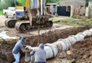 Sander monitoreó las obras de optimización del sistema de drenaje en sectores críticos de la ciudad